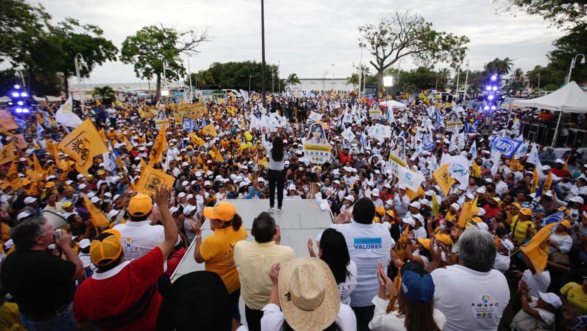 Laura Fernández llama a defender Quintana Roo sin miedo