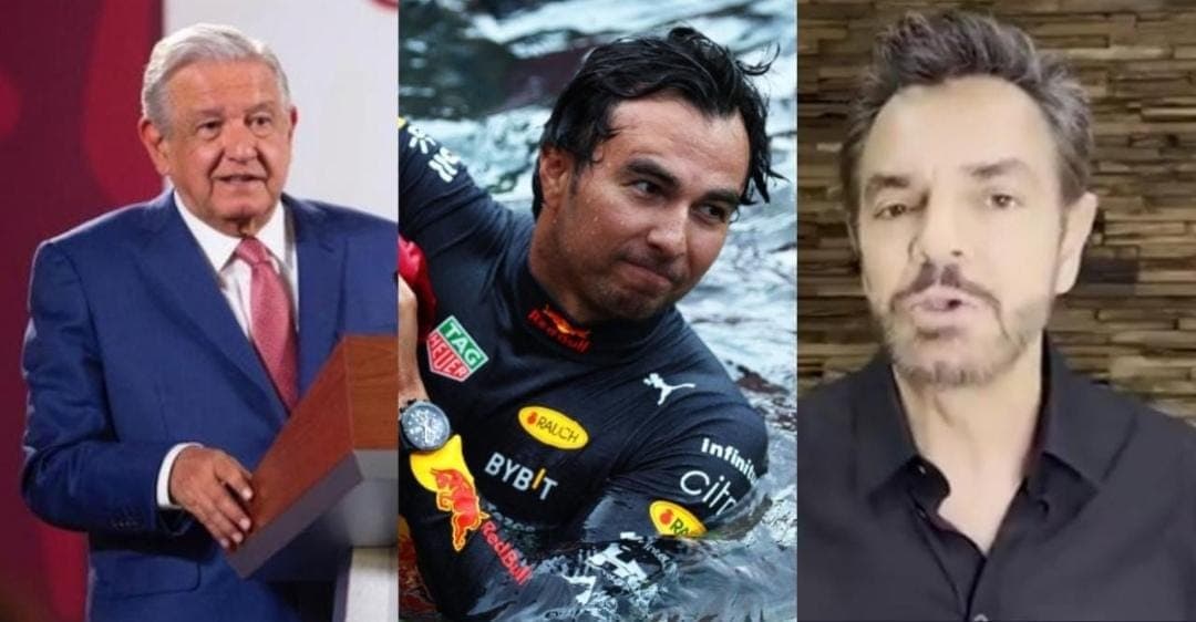 Eugenio Derbez dijo que AMLO no felicitaría a "Checo" Pérez por Calderón, pero sí lo hizo