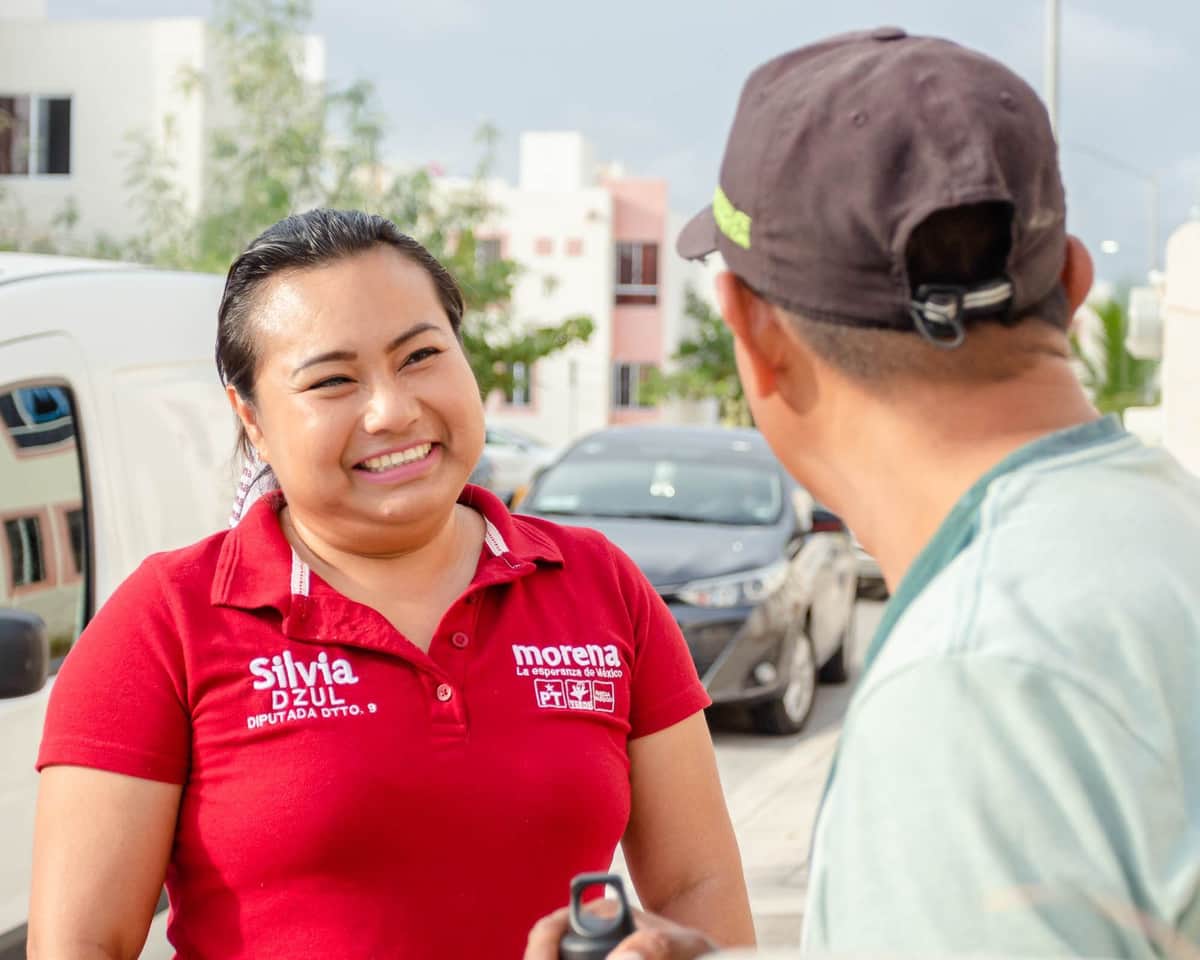 Gran emoción en #Solidaridad y #Tulum ante inminente triunfo de Silvia Dzul y la #4T
