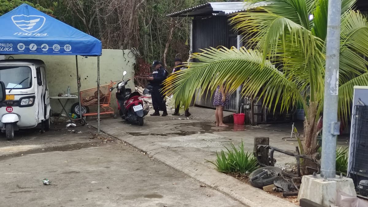 Encuentran cuerpo en avanzado estado de putrefacción en área verde de Villas del Sol de Playa del Carmen