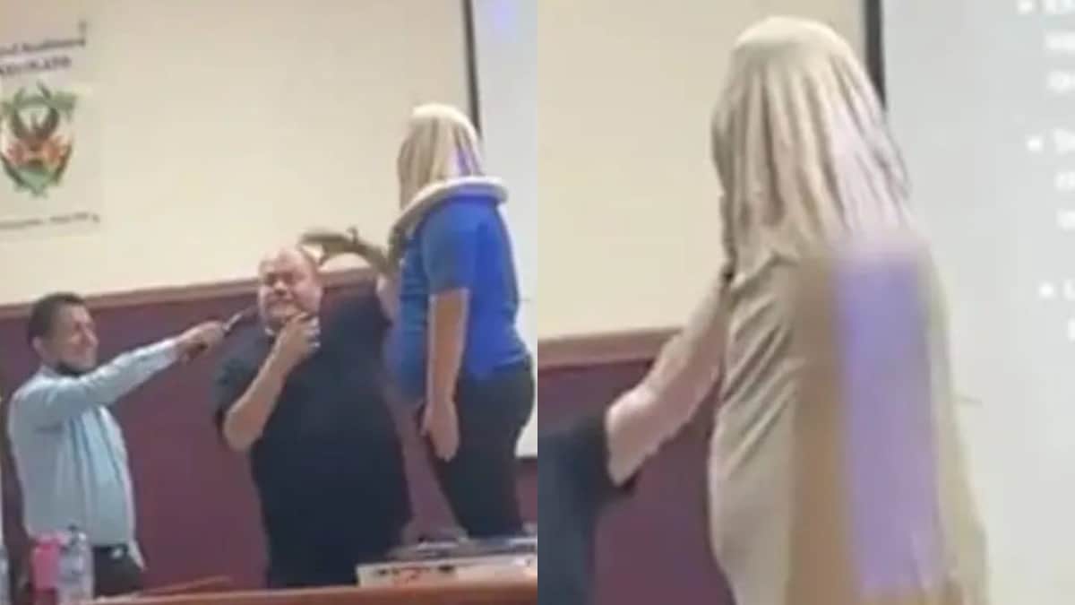 VIDEO: Estudiante es usado para explicar cómo usar un condón