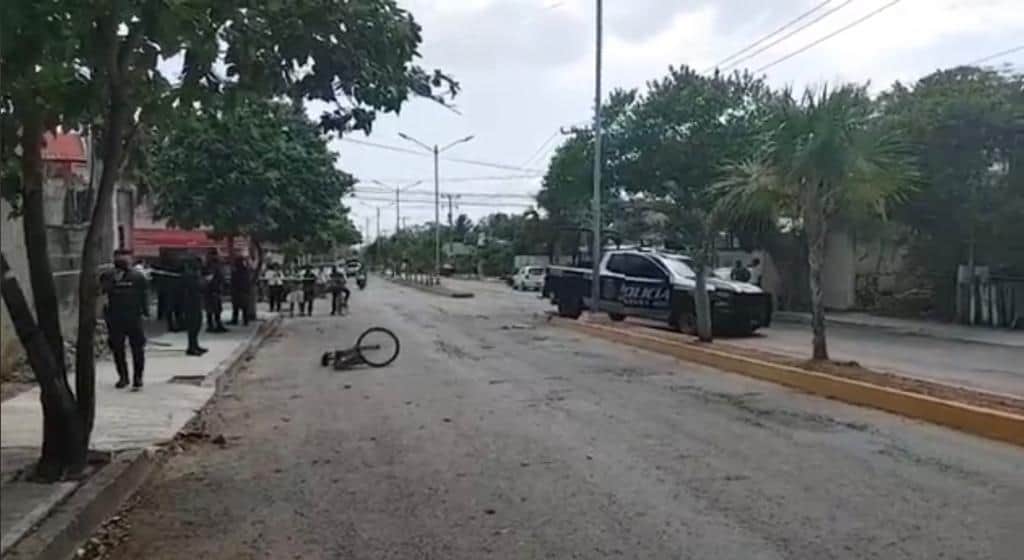 Muere en el hospital ciclista atropellado por una patrulla en Playa del Carmen