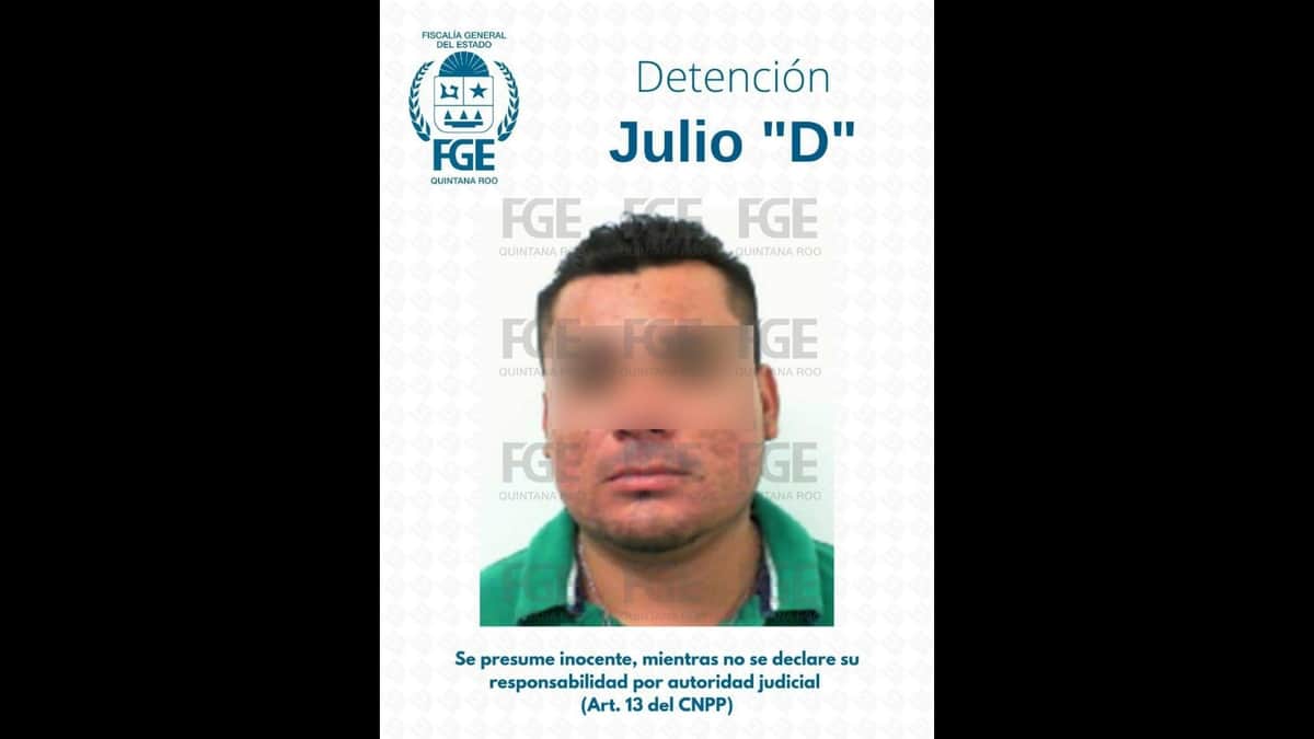 Detienen a hombre ligado a feminicidio de la Región 225 de Cancún
