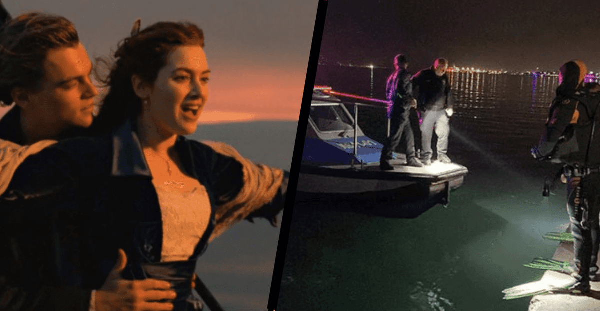 Pareja intenta recrear icónica escena de Titanic y novio muere ahogado