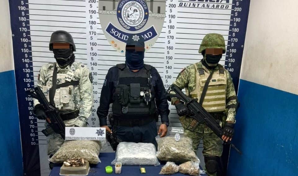 Encuentran nevera llena de drogas en Playa del Carmen