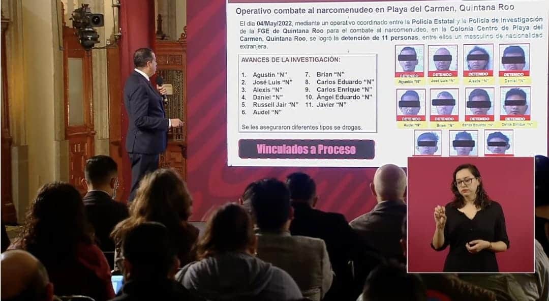 Resalta Federación las más recientes detenciones en Quintana Roo