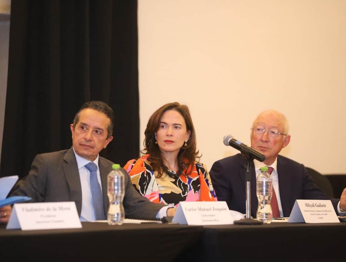Quintana Roo destaca la franca recuperación turística en el Quinto Encuentro de Gobernadores con la Embajada Norteamericana