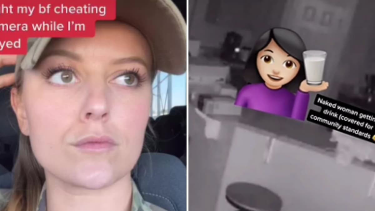 VIDEO: Engaña a su esposa mientras ella está de viaje, veía las cámaras por el celular