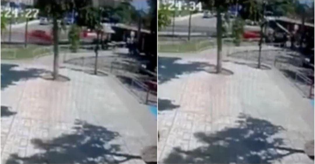 Video: Se mete con todo y camioneta a universidad; atropella a 4 estudiantes