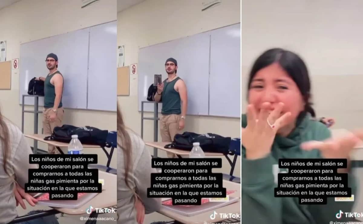 Alumnos hacen colecta para regalar "gas pimienta" a sus compañeras de clase