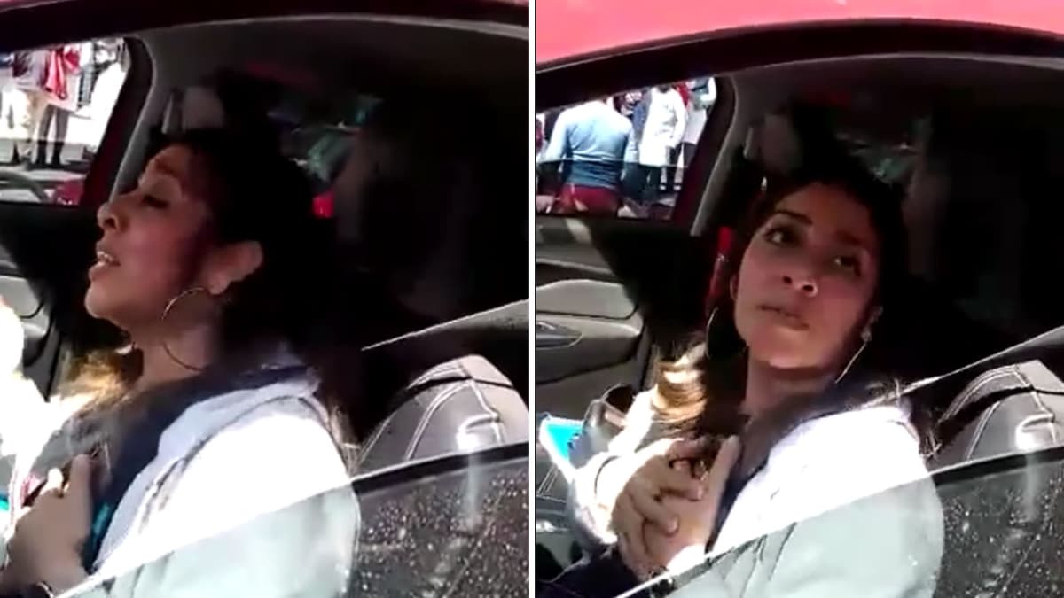 Mujer es detenida y sorprende a policías diciendo que se enamoró de su cuñado (video)