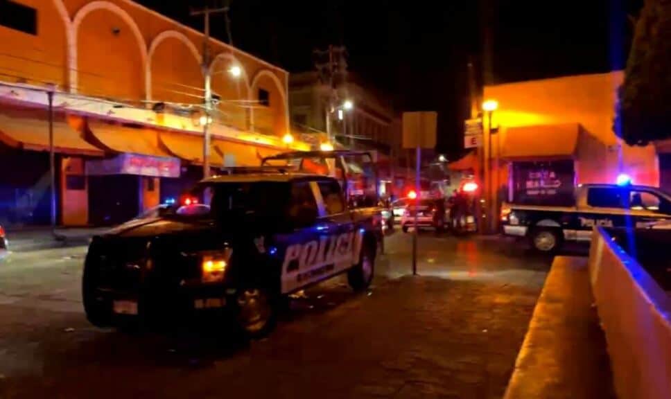 Se desata balacera en centro de Pachuca y deja cuatro muertos