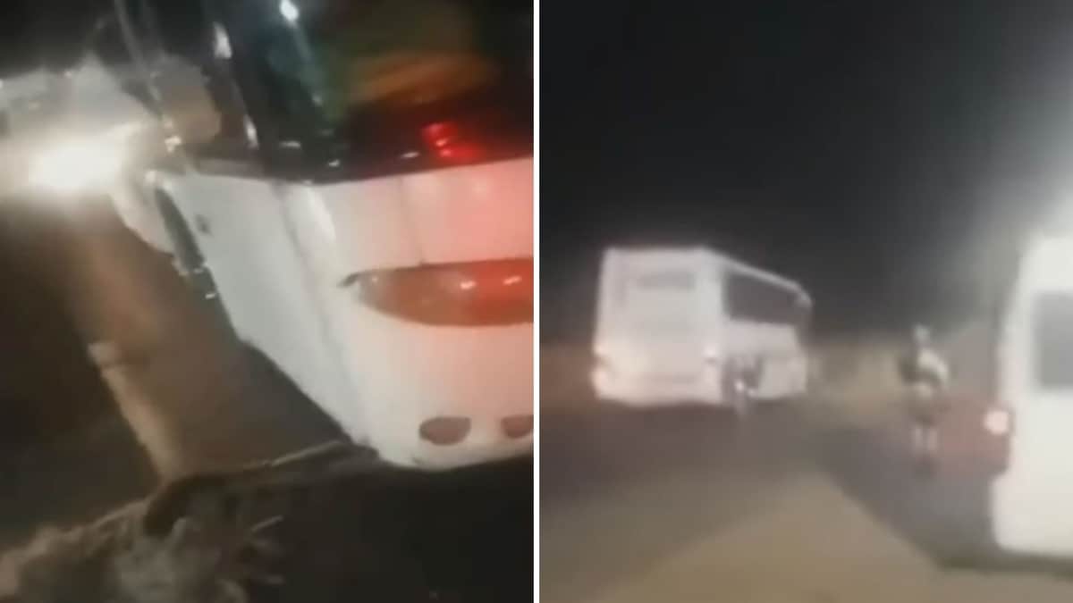 VIDEO: Hombre trata de fugarse de retén de la Guardia Nacional, transportaba migrantes
