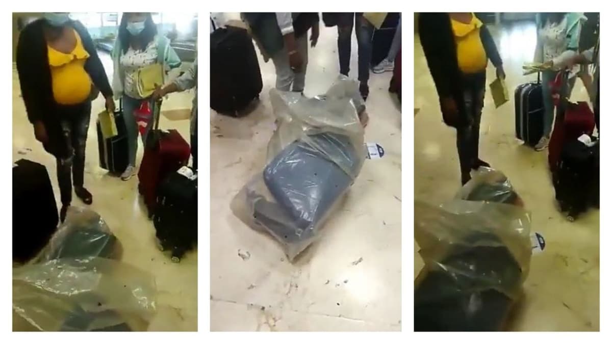 Video: Turistas denuncian que por ser colombianos les destruyeron las maletas en aeropuerto de Cancún