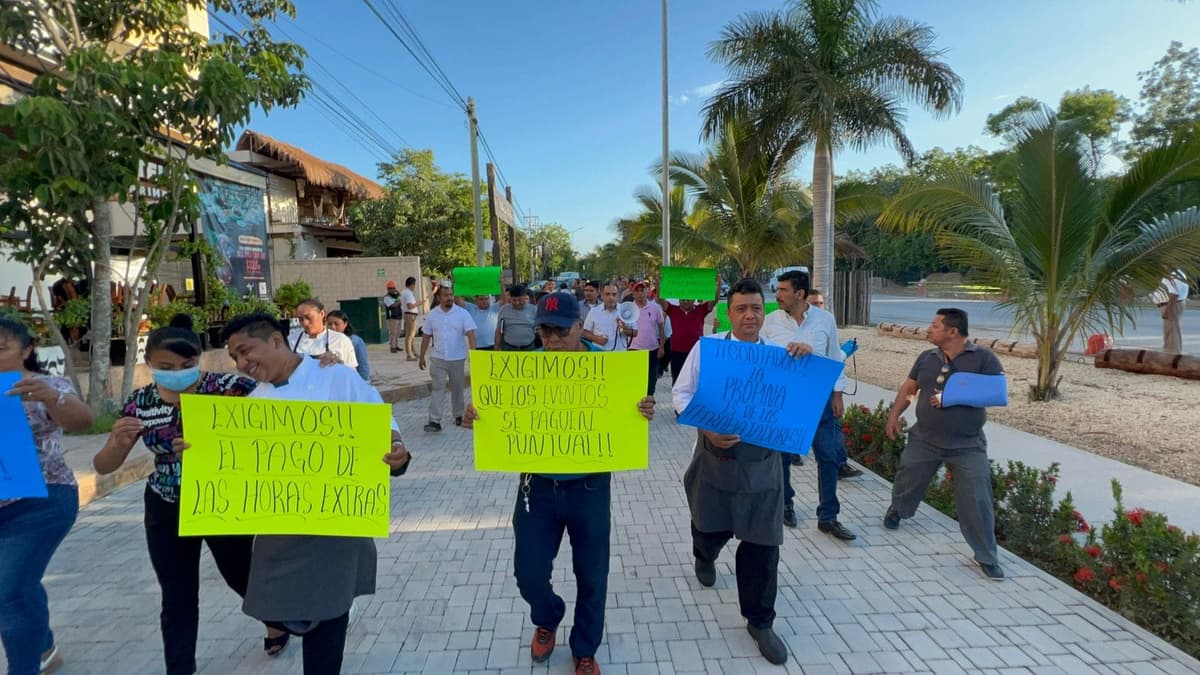 Trabajadores del hotel Aloft Tulum exigen justicia