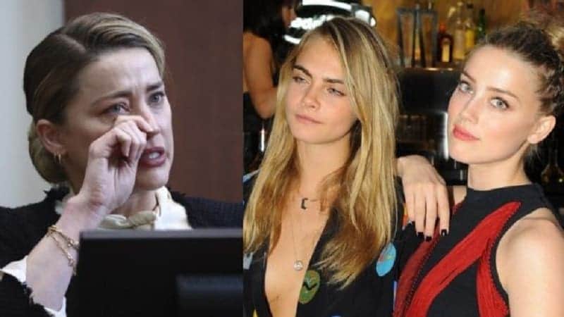 Revelan video de Amber Heard besando a Cara Delevingne cuando aún vivía con Johnny Depp