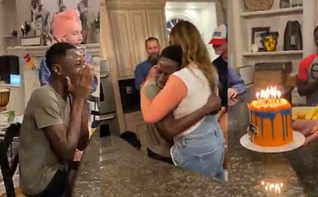 Video: Joven adoptado llora al tener por primera vez un pastel de cumpleaños