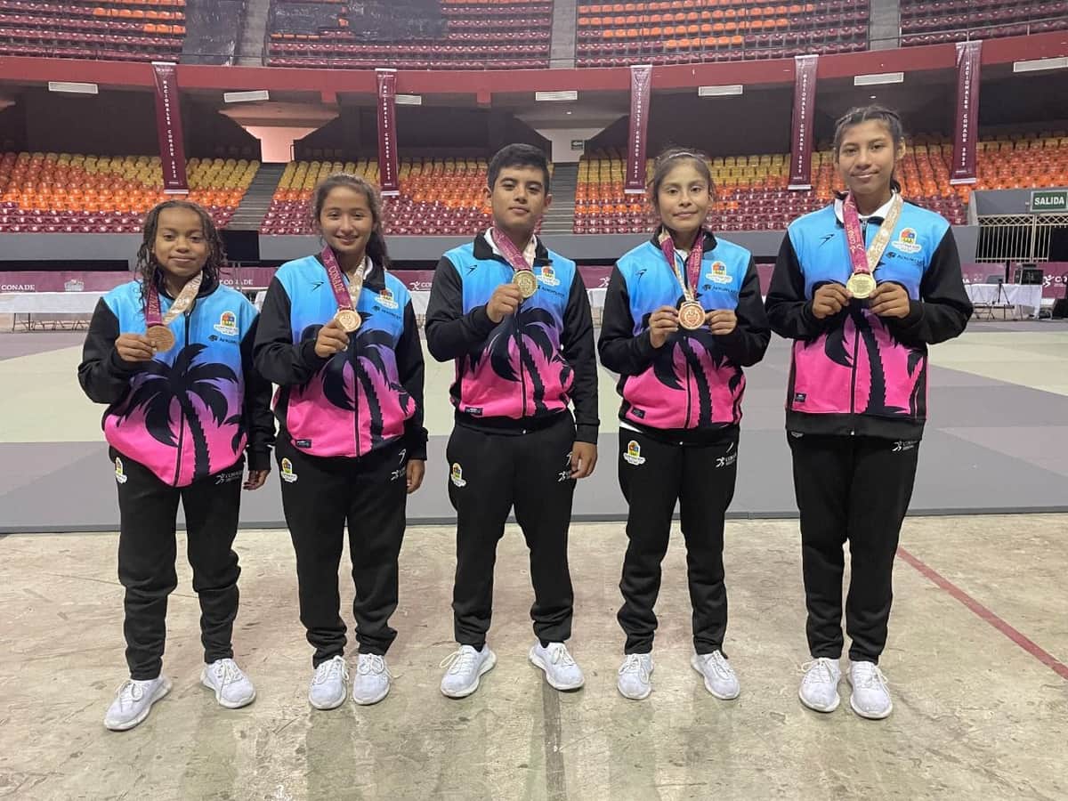 Destacan ocho Judocas tulumnenses en Nacionales Conade 2022