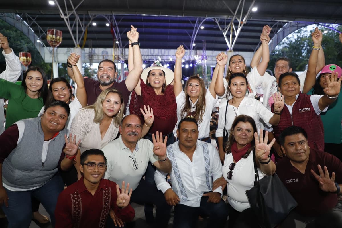 La gente decidió por el cambio verdadero; agradece Mara Lezama en Tulum