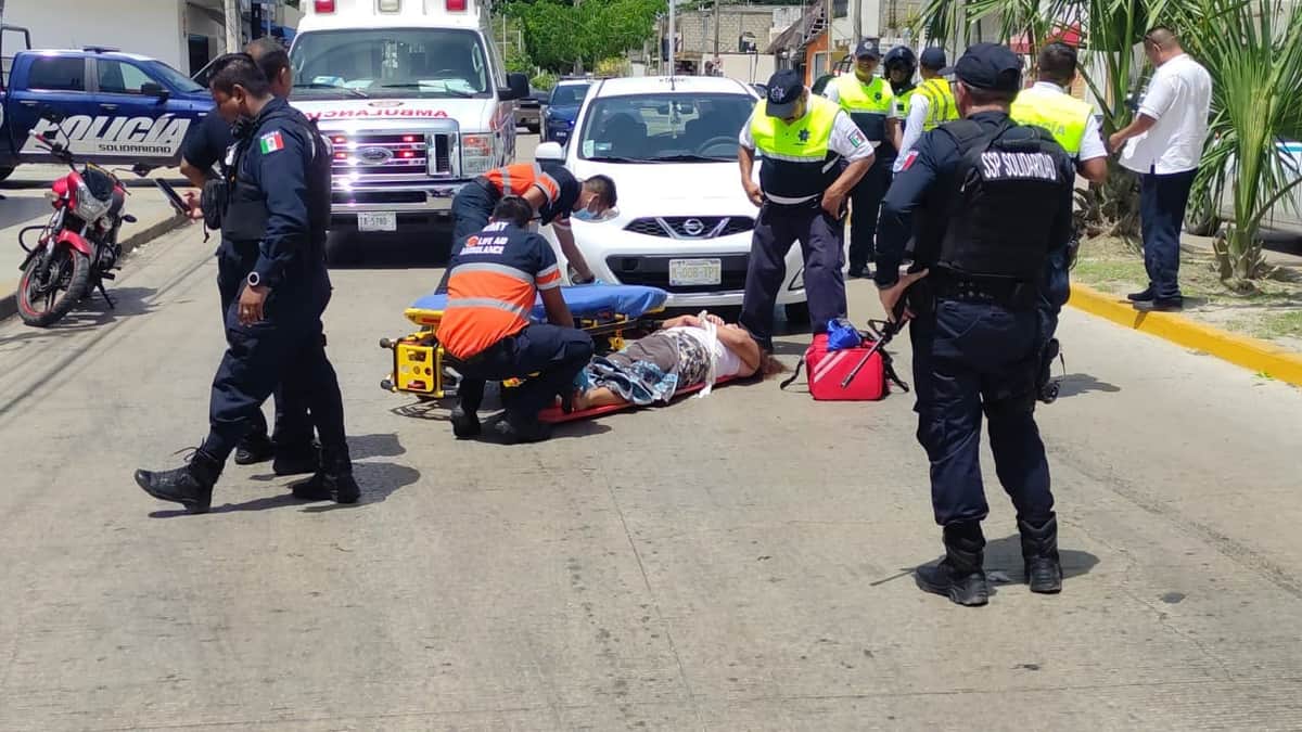 Taxista atropella a un peatón en Playa del Carmen
