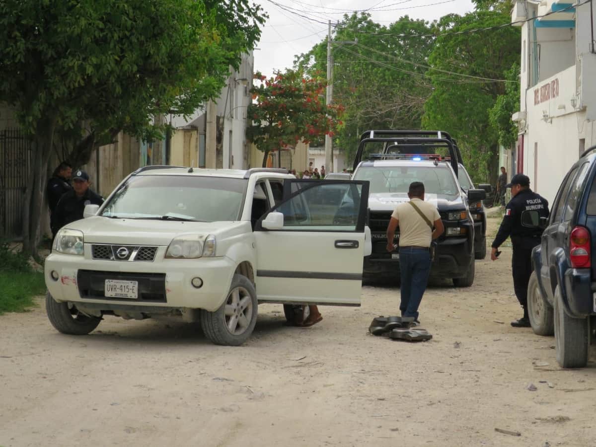 Balean a un sujeto en un taller mecánico de Rancho Viejo