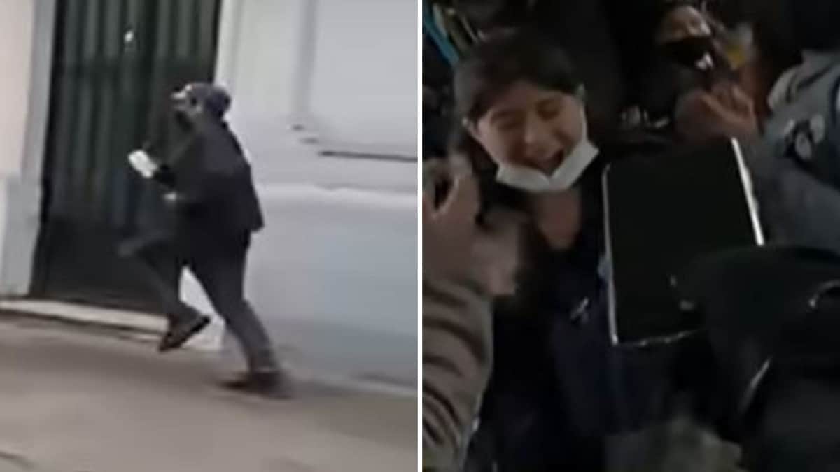 Video: Motociclista persigue a ladrón, recupera el celular y no descansa hasta encontrar a la víctima