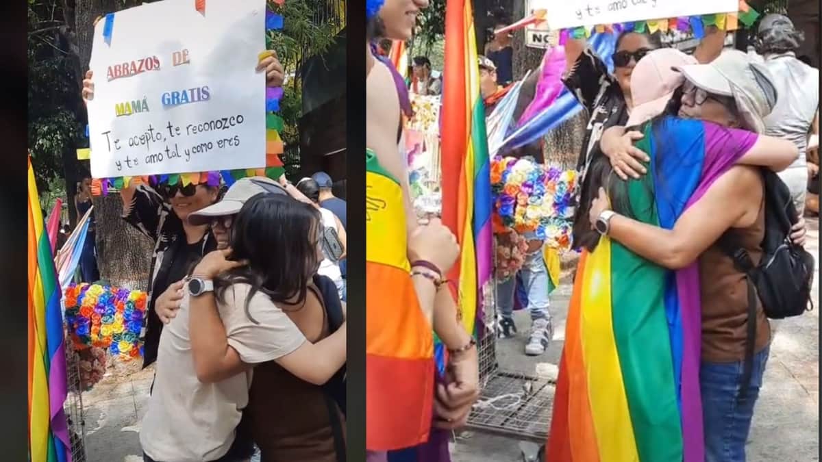 Mujer regala "abrazos de mamá" a miembros LGBT rechazados por sus padres