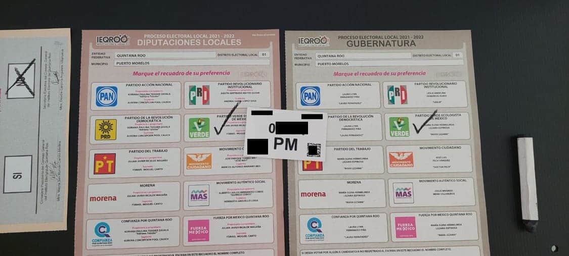 Denuncian uso de códigos QR para comprar votos en Puerto Morelos