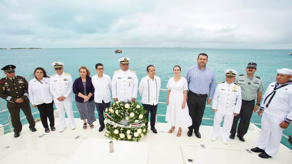 En Quintana Roo se conmemoró el 80 Aniversario de la Marina Nacional