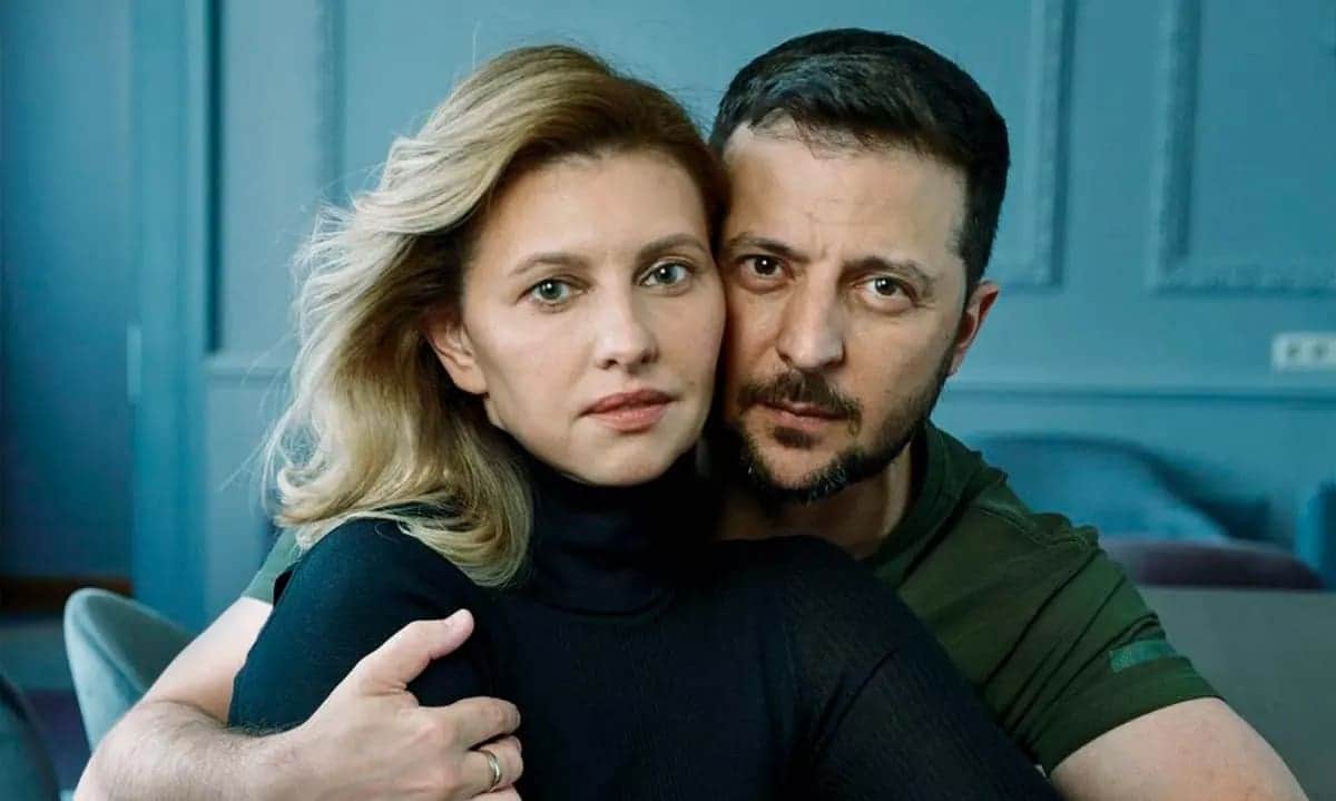 Acusan a Presidente y Primera Dama de Ucrania de “romantizar la guerra” tras sesión para Vogue