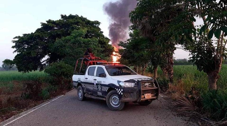Explota ducto de Pemex en Veracruz debido a una fuga de gas