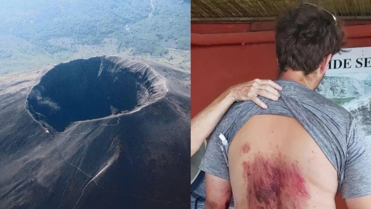Turista intentó tomarse una selfie en el volcán Vesubio y cayó al cráter