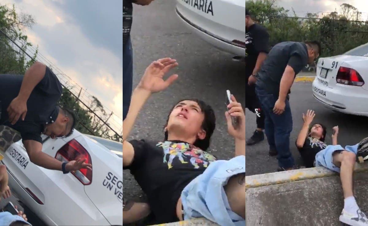 Estudiante de la UNAM es golpeado por personal de seguridad de la Universidad