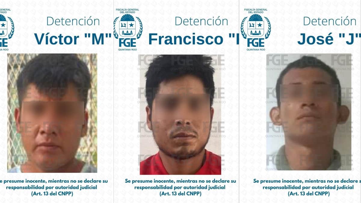 Capturan a cinco sujetos por homicidio de dos personas en el fraccionamiento Kusamil de Cancún