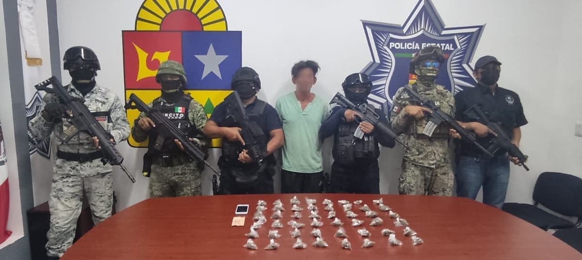 Sin tregua contra el narcomenudeo: detienen en Tulum a otro presunto distribuidor de estupefacientes