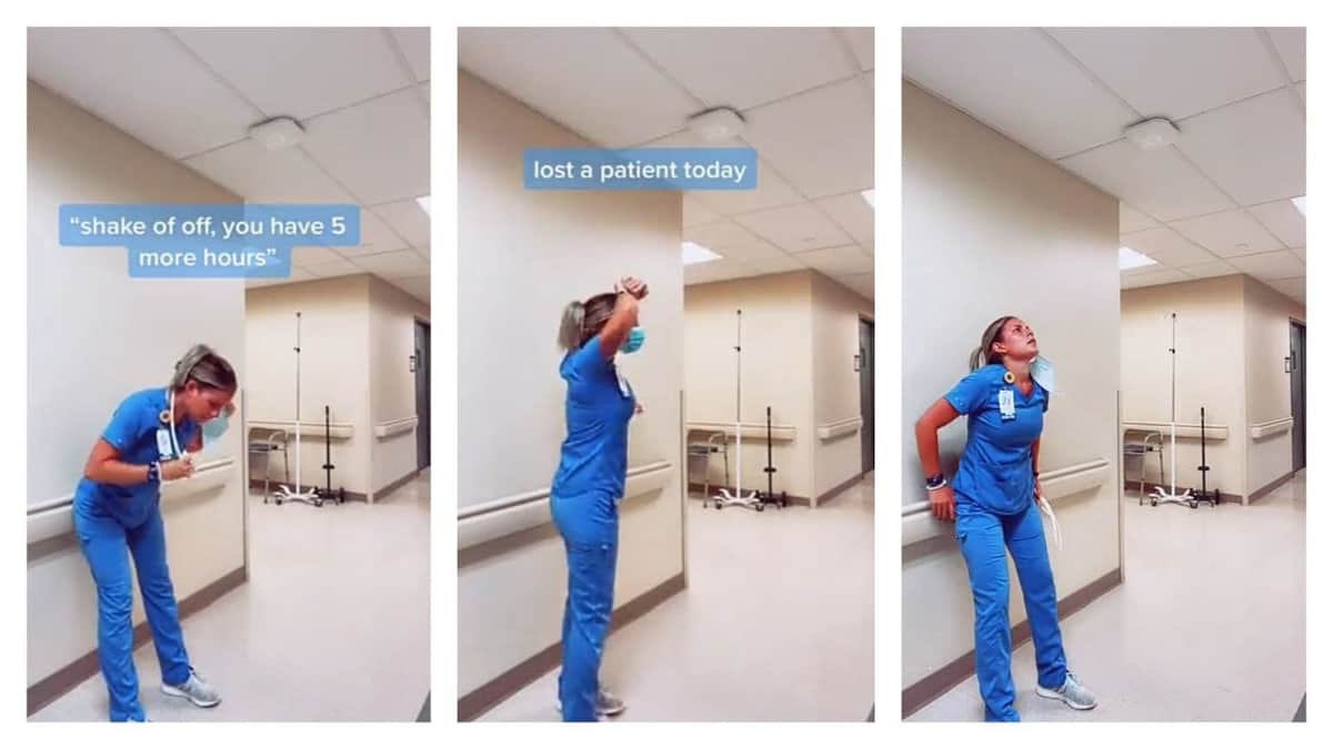 Video: Enfermera utiliza muerte de paciente para grabar un video de TikTok y la tunden en redes