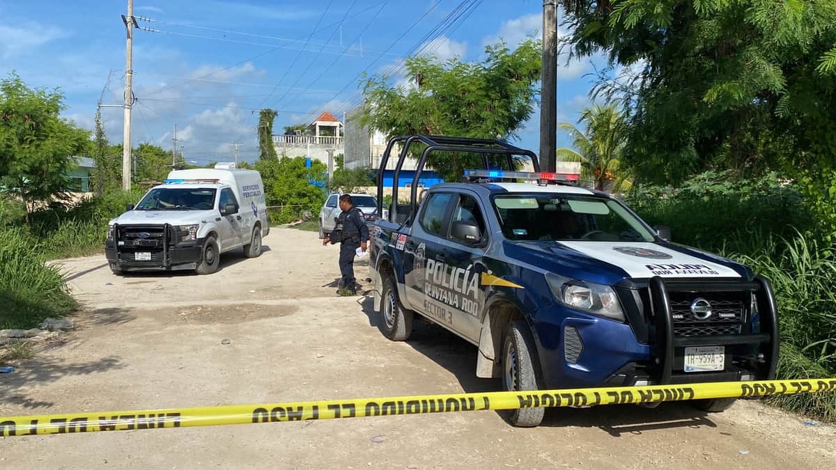 Encuentran a hombre ejecutado y maniatado en la Región 253 de Cancún