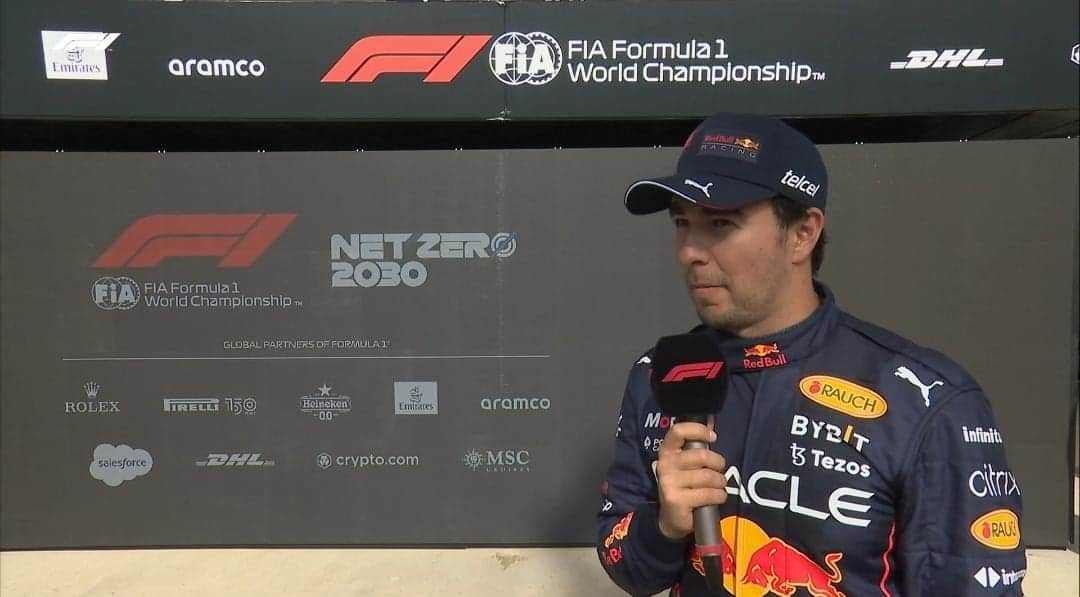 Video: "Checo" Pérez es segundo lugar en un accidentado Gran Premio de Silverstone