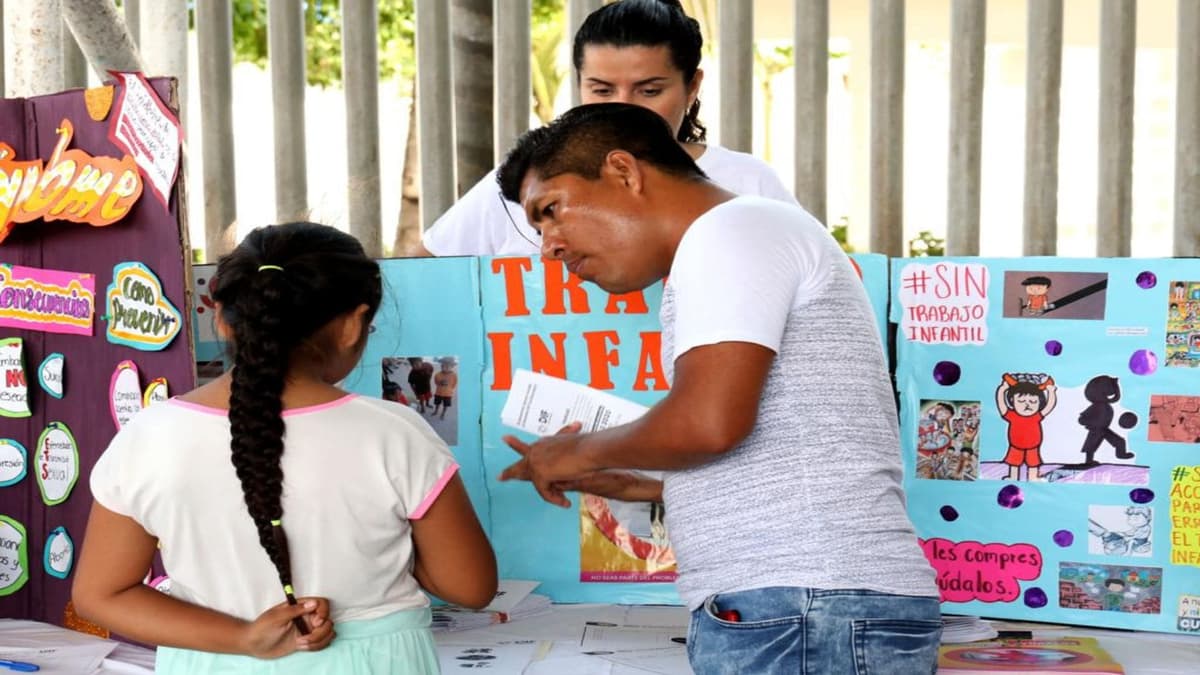 Llega DIF "Brigadas por una niñez feliz” a Puerto Aventuras