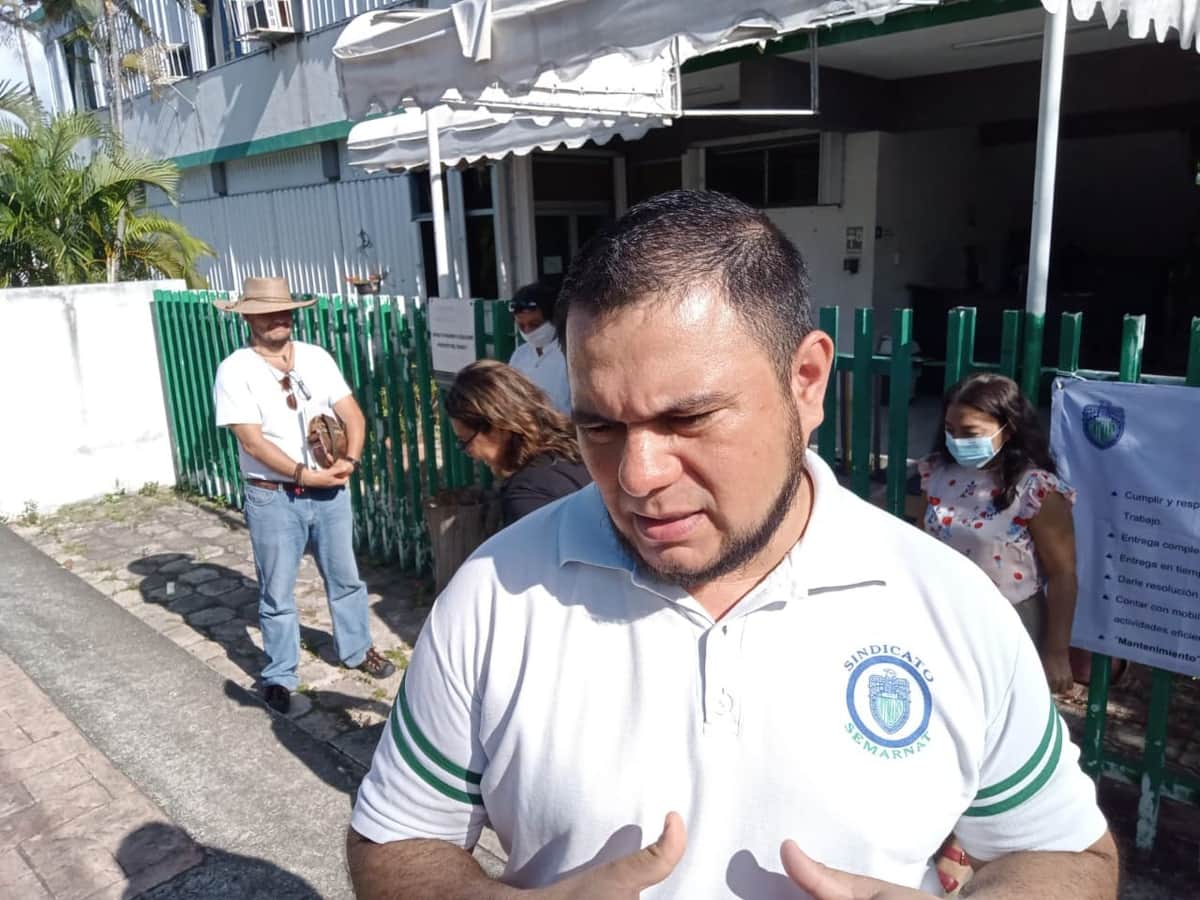 Trabajadores de la Semarnat en Quintana Roo se suman a paro nacional por incumplimiento a sus prestaciones