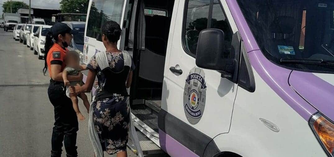 Rescatan a bebé de siete meses, víctima de secuestro, en la Región 216 de Cancún