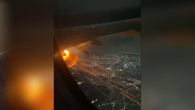 VIDEO: Se incendia avión de Viva Aerobus en pleno vuelo