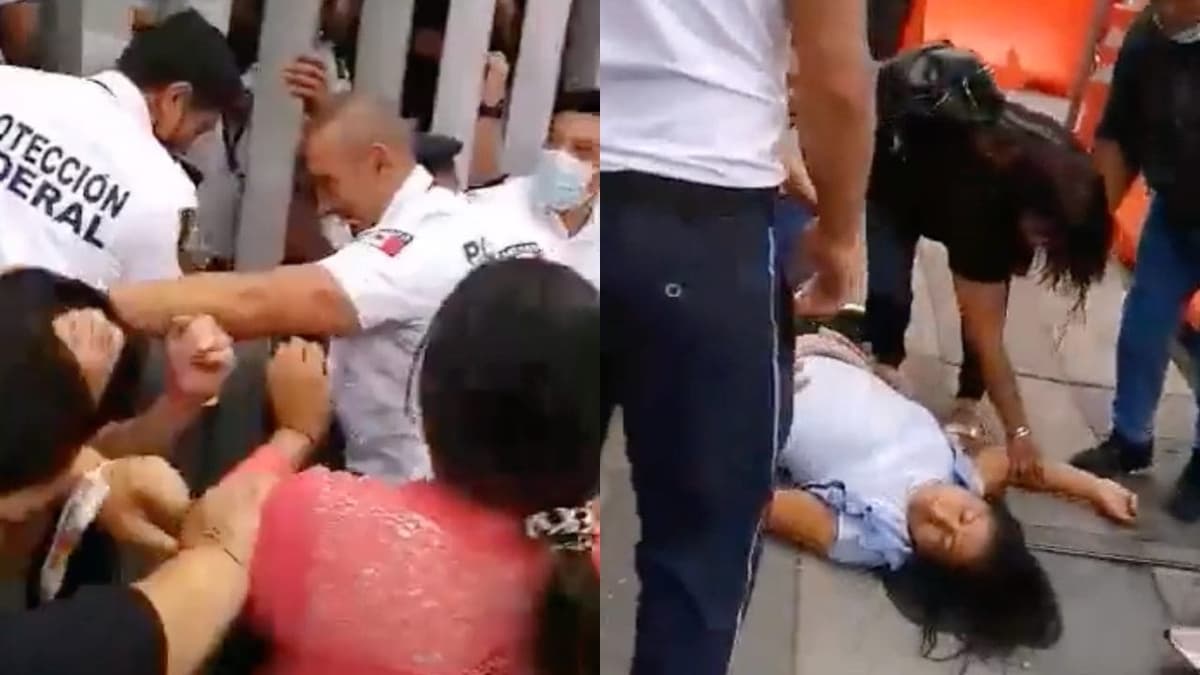 Agreden en la CNDH a madre que fue a pedir informes por el feminicidio de su hija