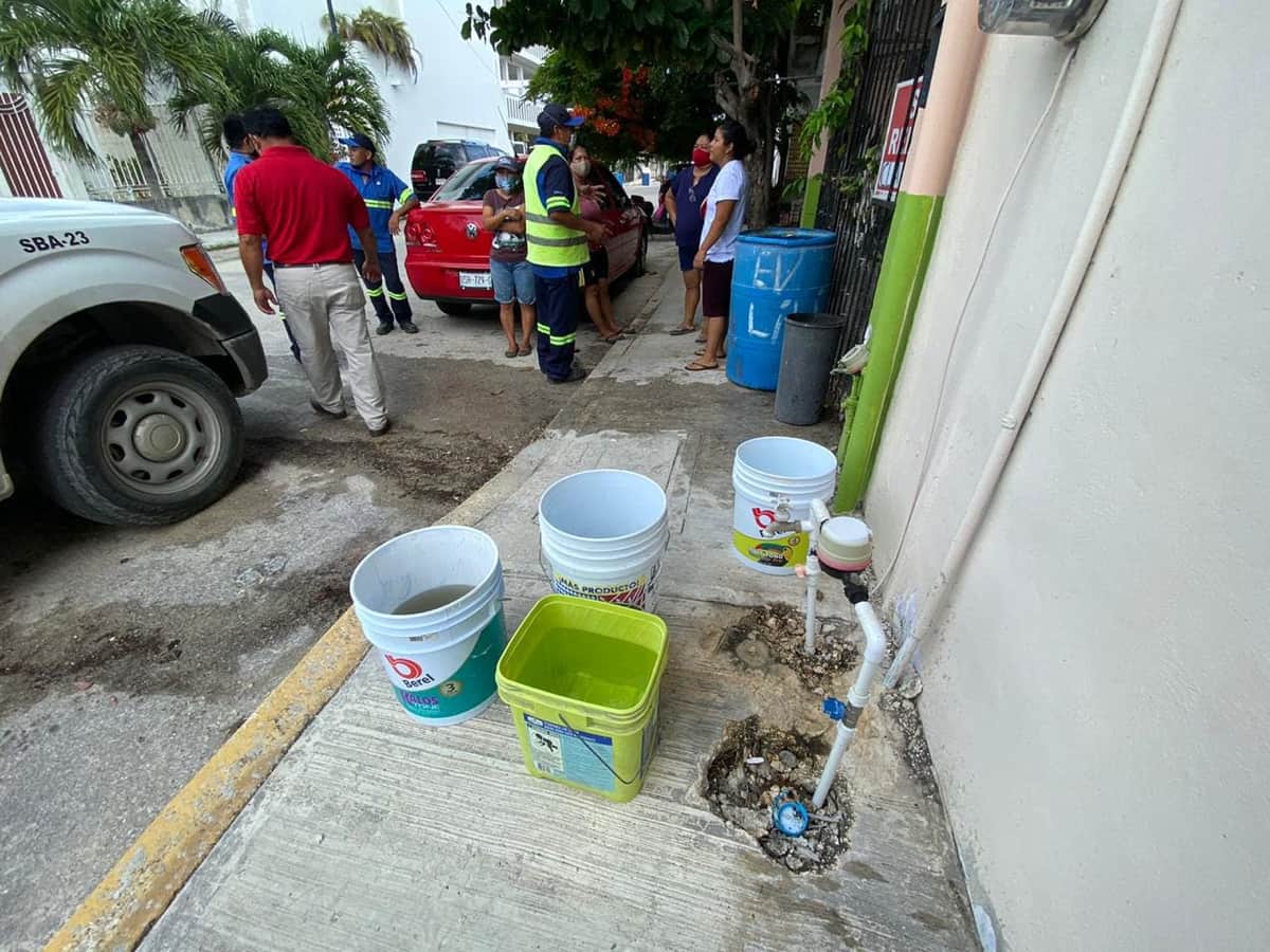 Advierte Aguakan afectaciones por caída de cuchillas en Cancún e Isla Mujeres
