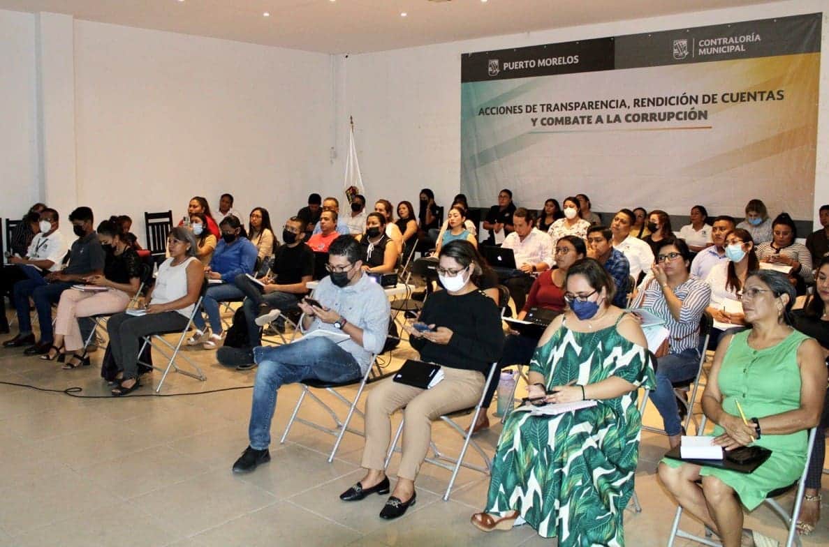Construye gobierno de Puerto Morelos una administración moderna, eficiente y transparente