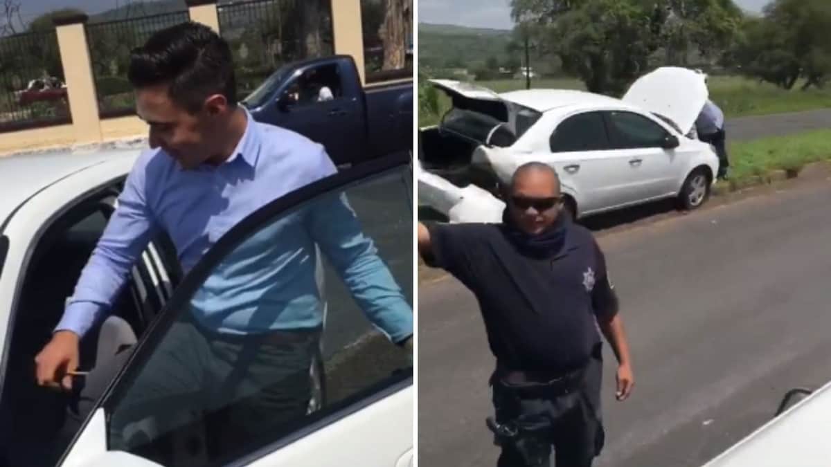 VIDEO: Joven recibe un auto de regalo de graduación, lo choca en menos de un día