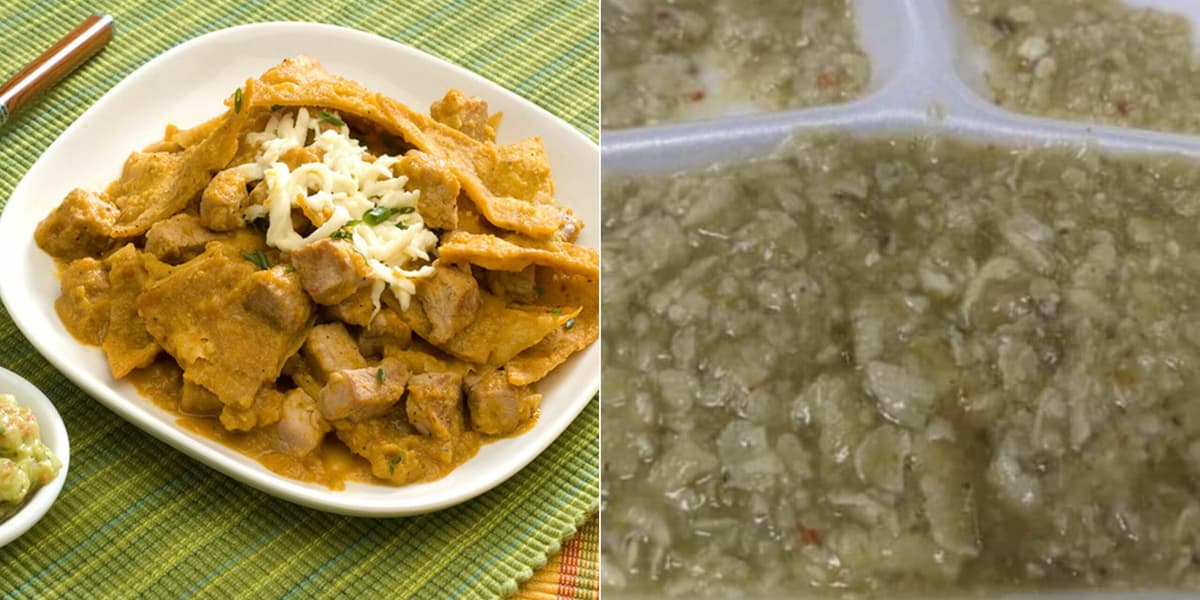 Exhiben en redes los "chilaquiles licuados" que sirvieron a trabajadores en Chihuahua