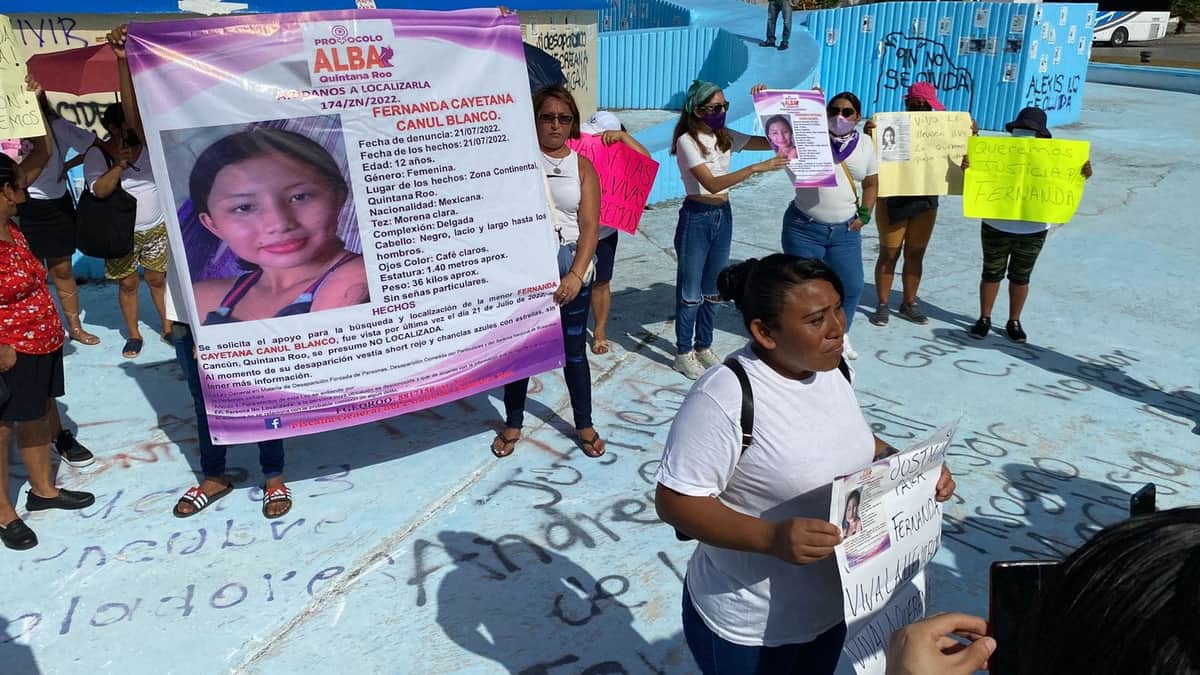 Denuncia mamá de Fernanda Cayetana, niña desaparecida en Cancún, haber escapado de intento de levantón