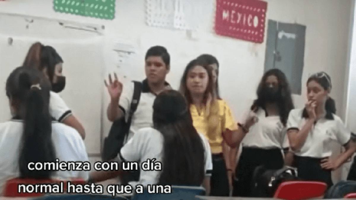 VIDEO: Le roban a su hija 700 pesos en la escuela y amenaza a sus compañeras con desnudarlas