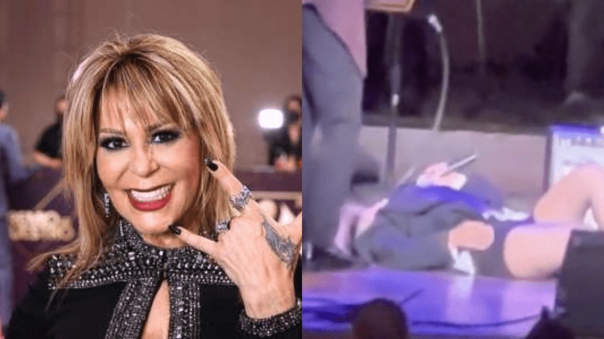 VIDEO: Alejandra Guzmán es hospitalizada tras sufrir caída durante un concierto
